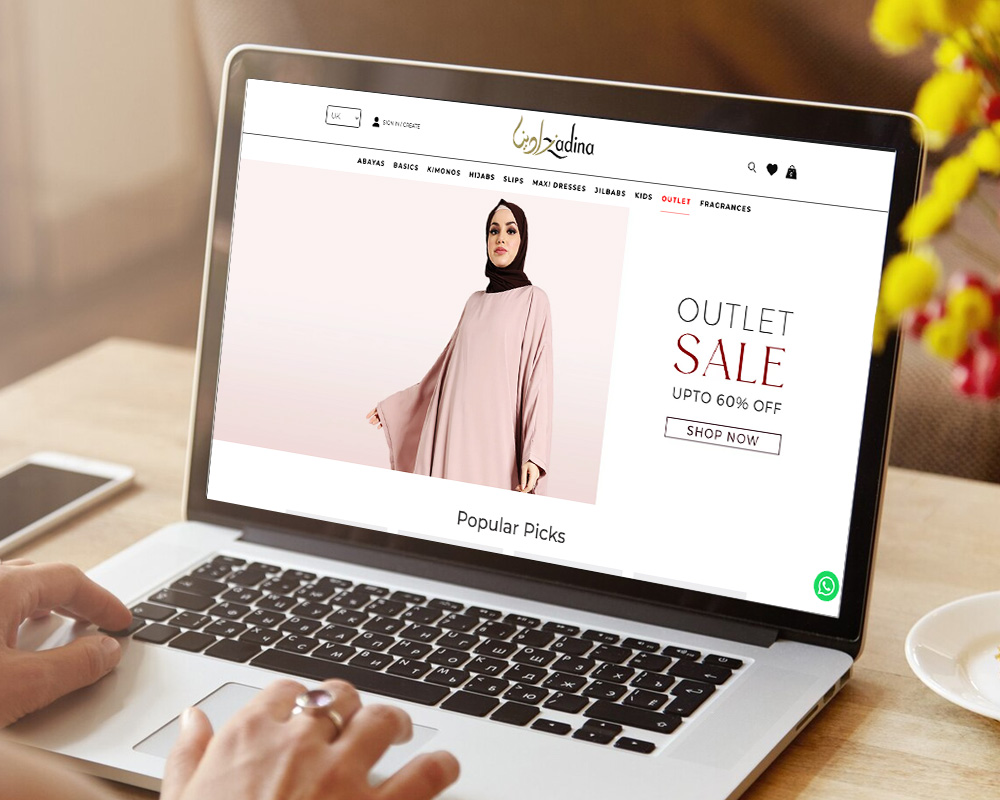 Zadina on sale abayas online